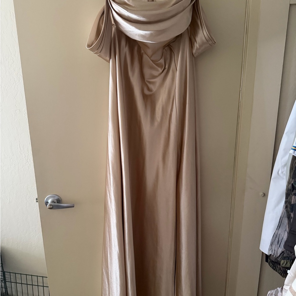 Birdy Grey Mia Dress in Champagne Gold